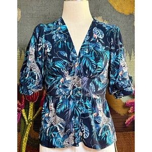 Anthropologie Conditions Apply Samita Blouse S